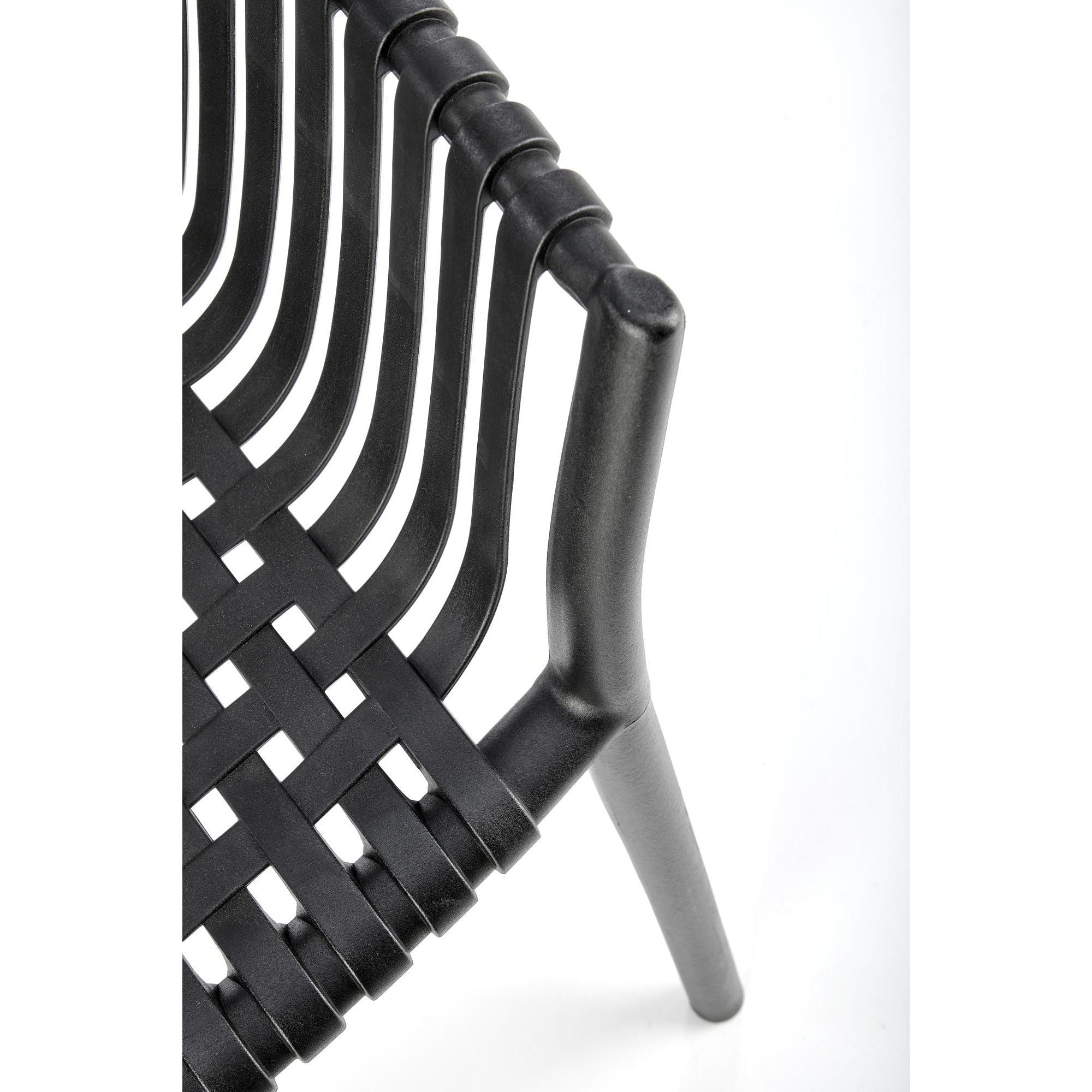 Scaun K492, negru, polipropilena, 60X56X84 cm