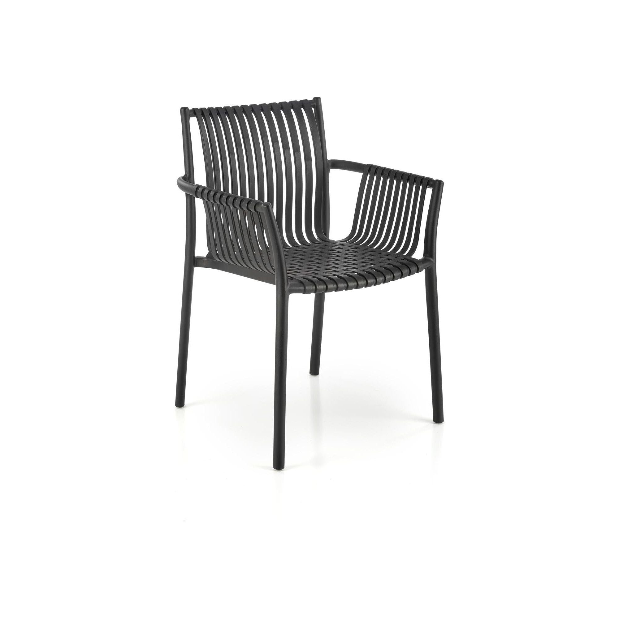 Scaun K492, negru, polipropilena, 60X56X84 cm