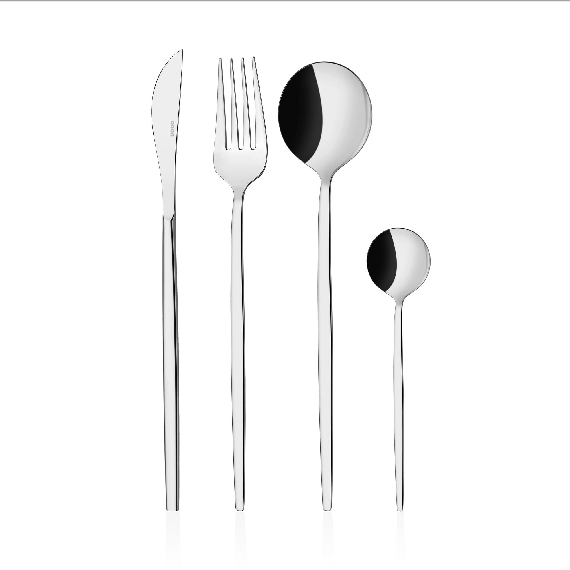 Set tacâmuri (24 piese), Mokka24, Crom