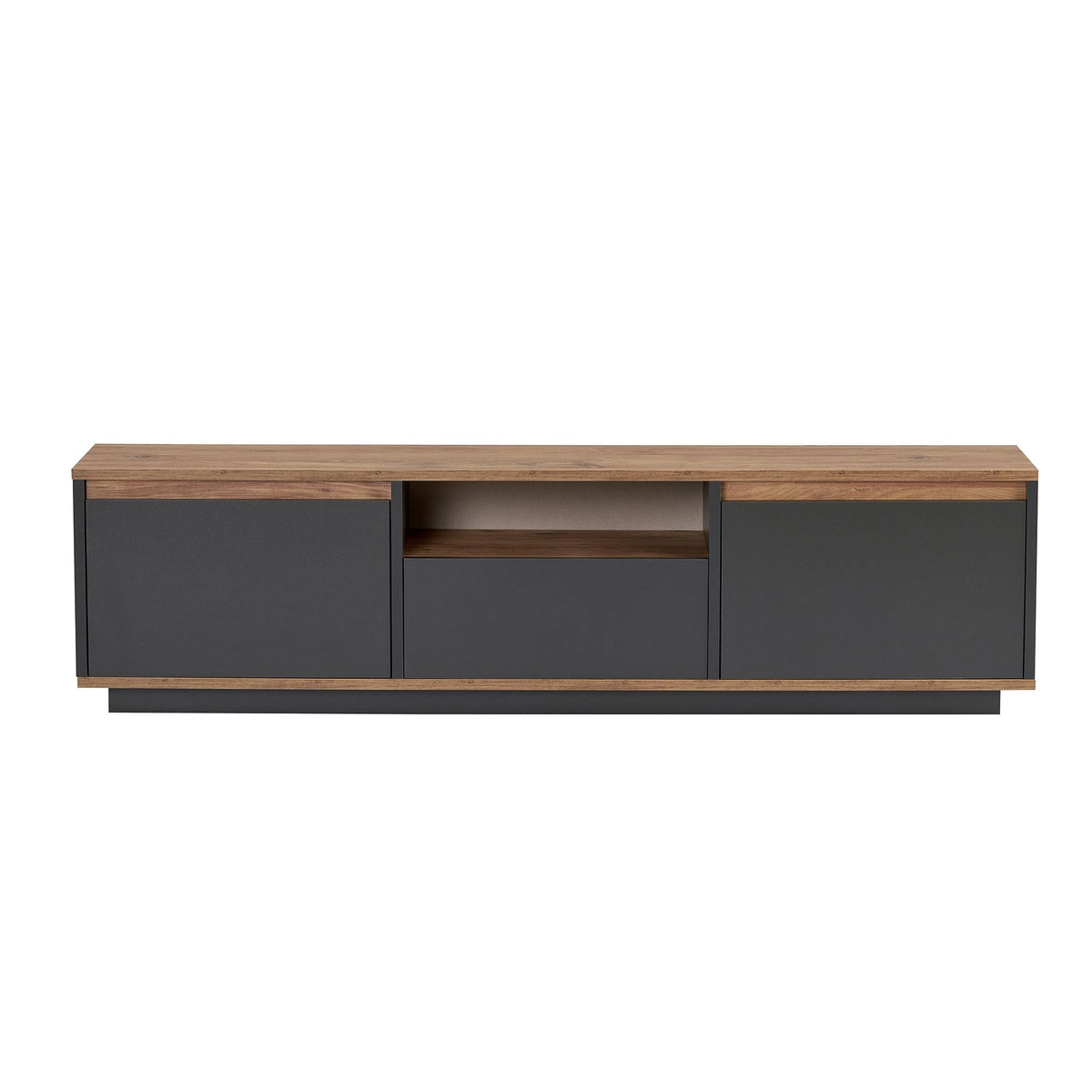 Comodă TV, Sentinel - Anthracite, Atlantic Pine, Antracit / Pin Atlantic