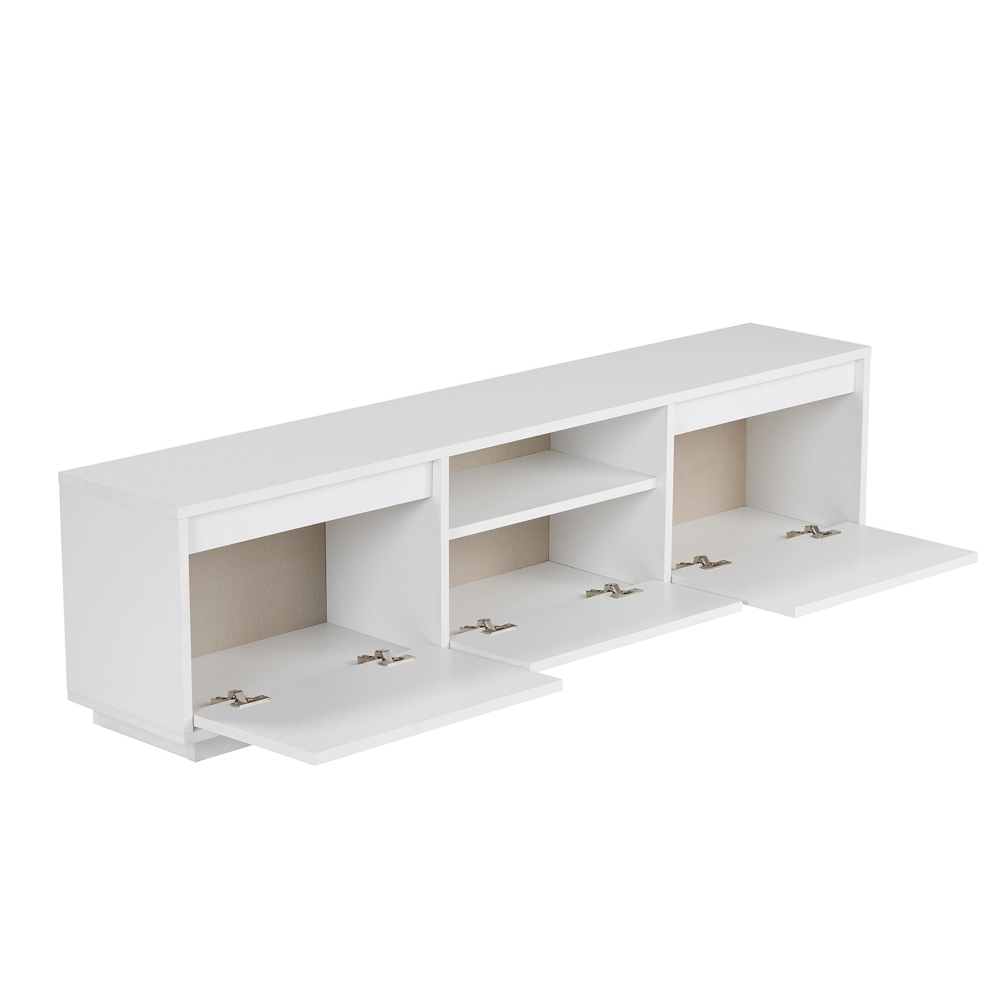 Comodă TV, Sentinel - Natural White, Alb natural