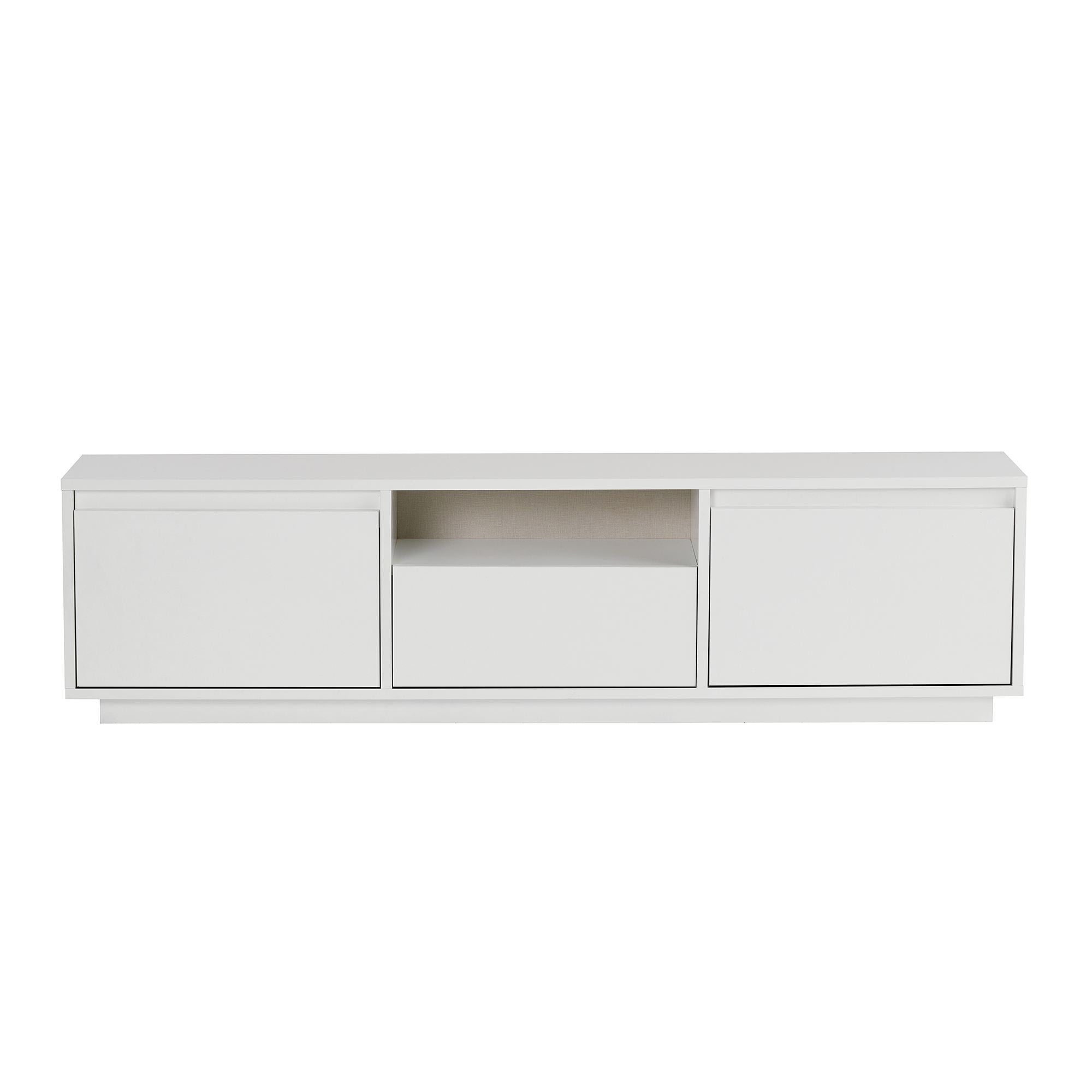 Comodă TV, Sentinel - Natural White, Alb natural