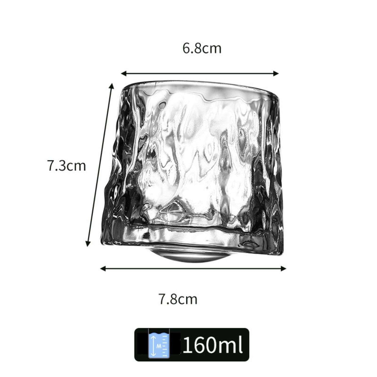 Set pahare whiskey (2 piese), Small 7, Transparent
