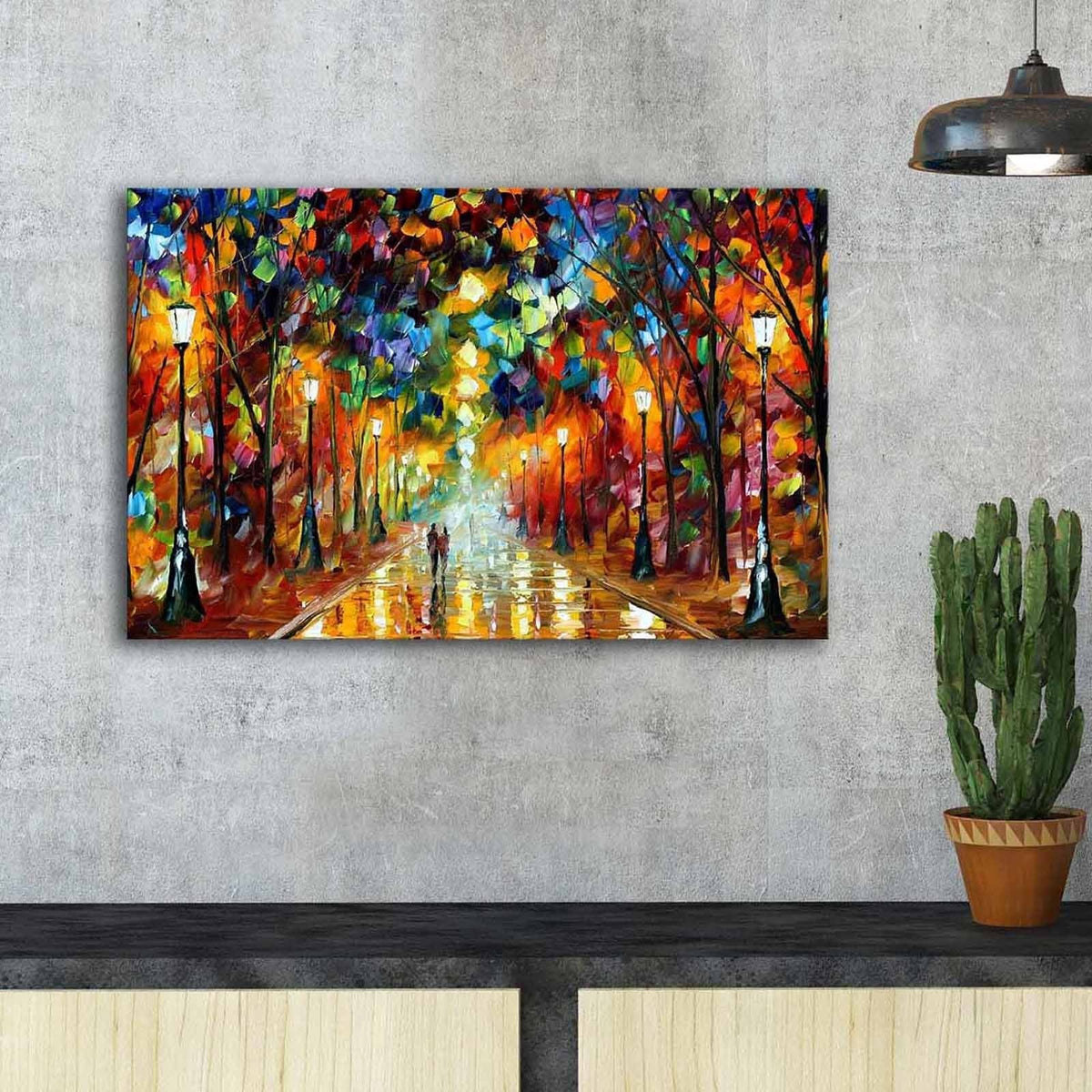 Tablou decorativ pe pânză, FAMOUSART-073, Multicolor