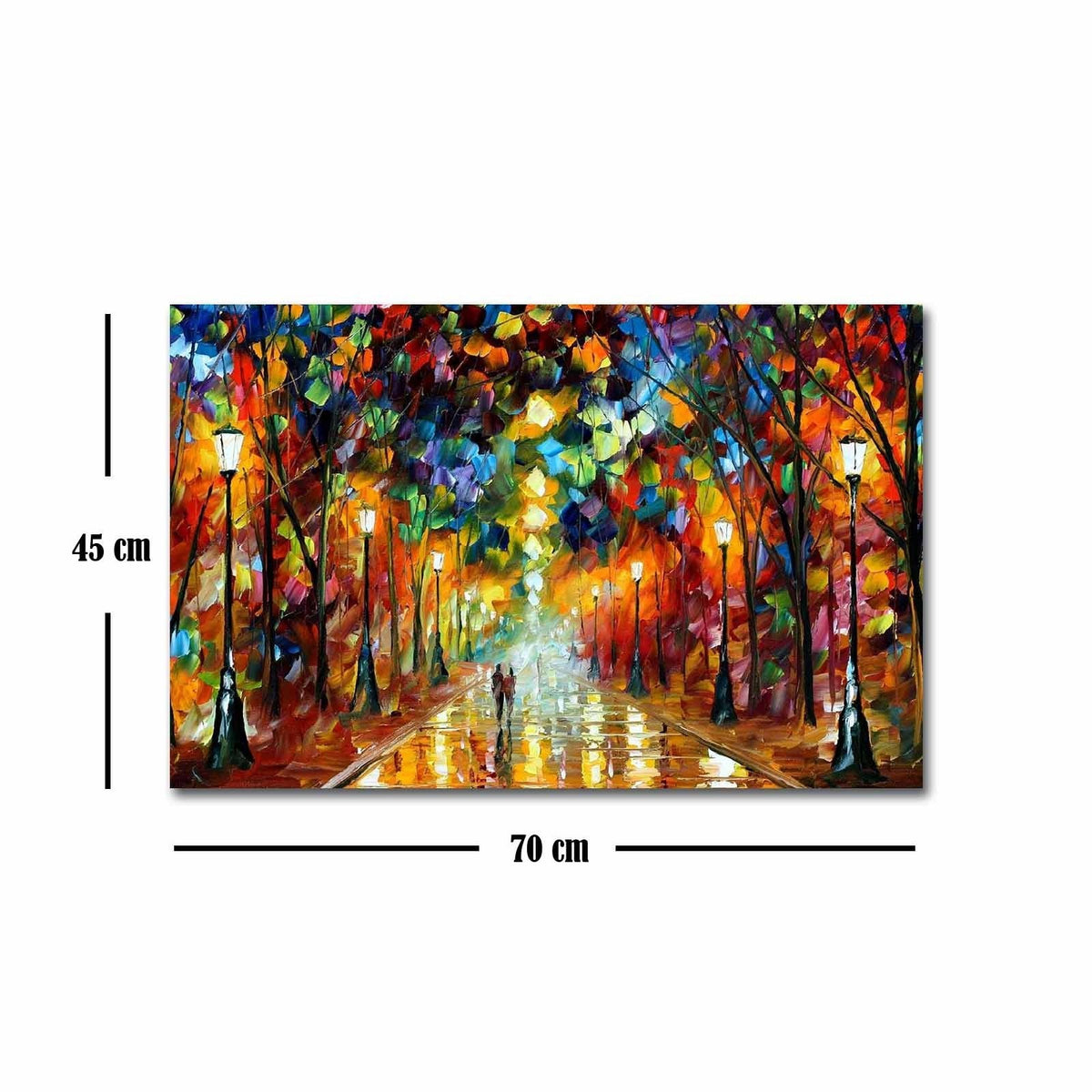 Tablou decorativ pe pânză, FAMOUSART-073, Multicolor