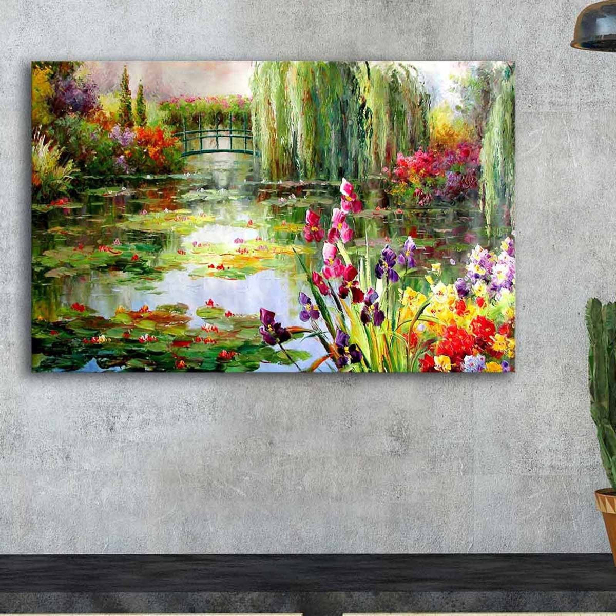 Tablou decorativ pe pânză, FAMOUSART-116, Multicolor
