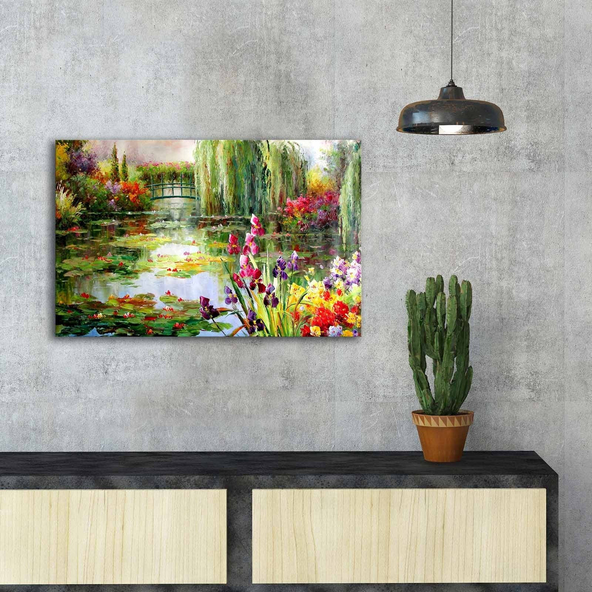 Tablou decorativ pe pânză, FAMOUSART-116, Multicolor
