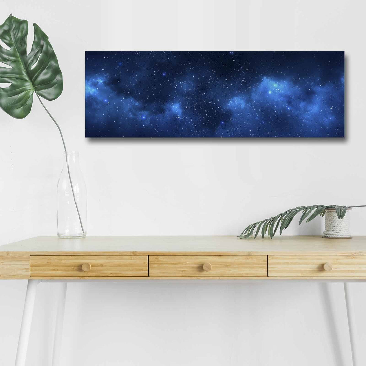 Tablou decorativ pe pânză cu LED, 3090NASA-017, Multicolor