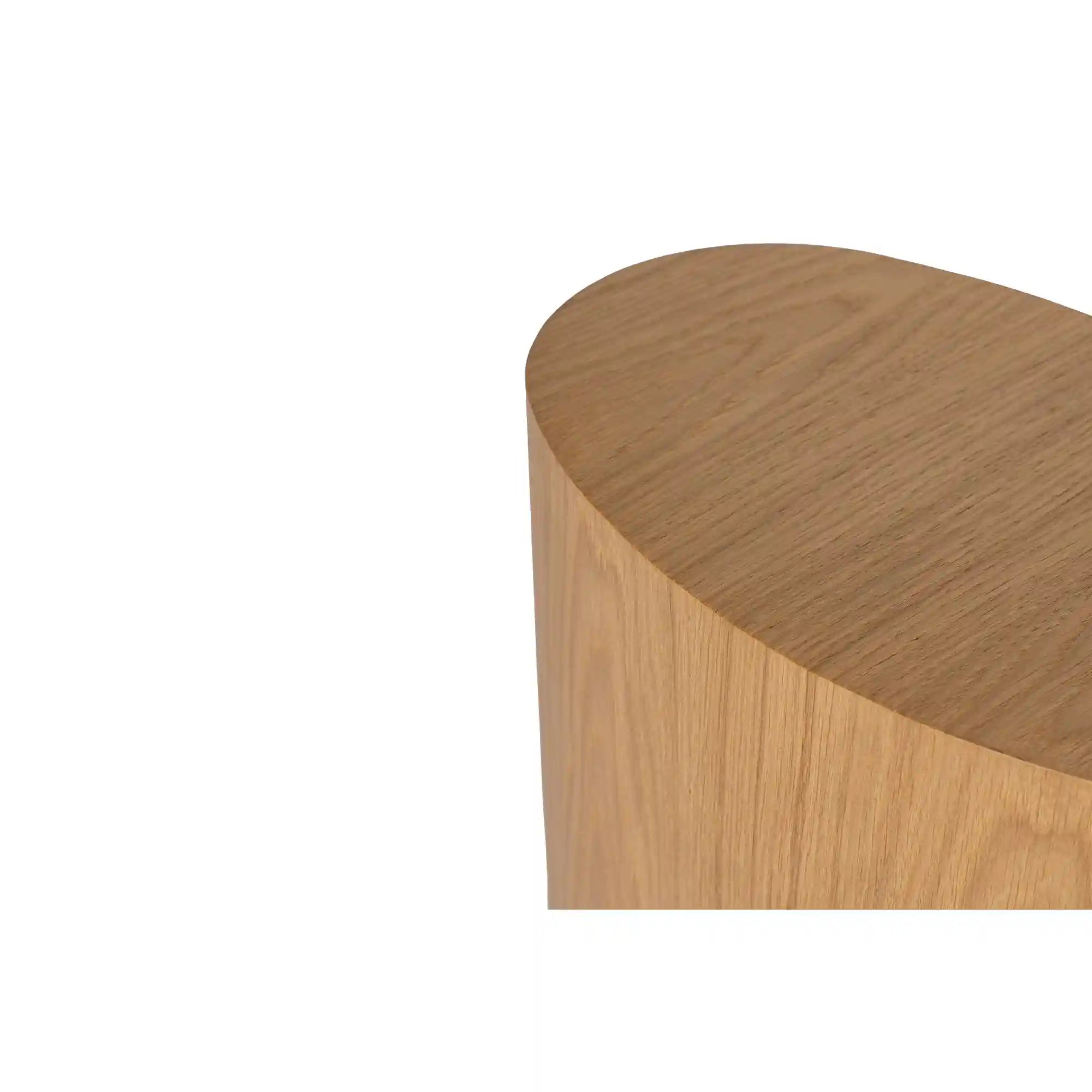 Set 2 masute ELIPSE, stejar, 48x33x41/40x24x33 cm