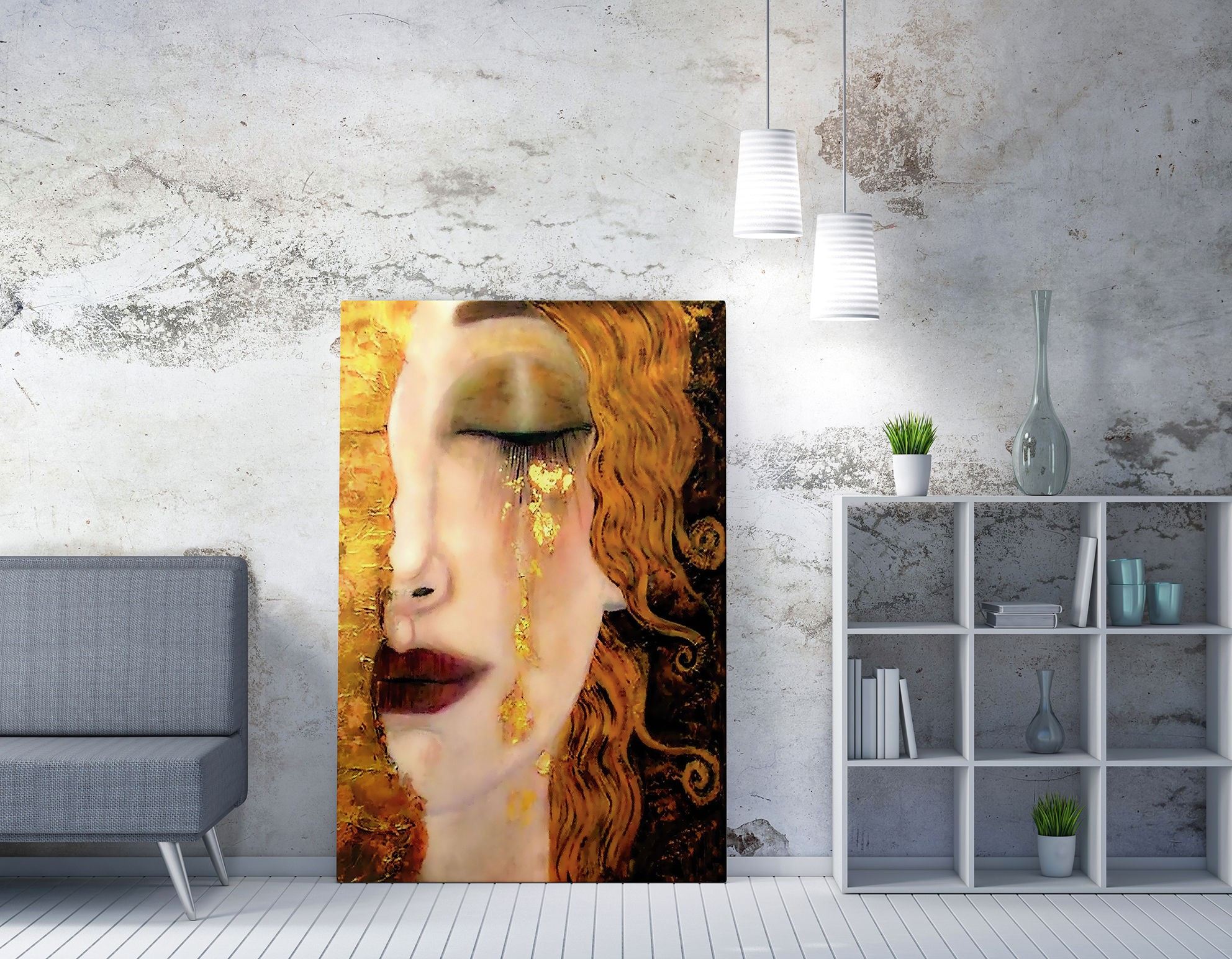 Tablou decorativ pe pânză, WY142 (50 x 70), Multicolor
