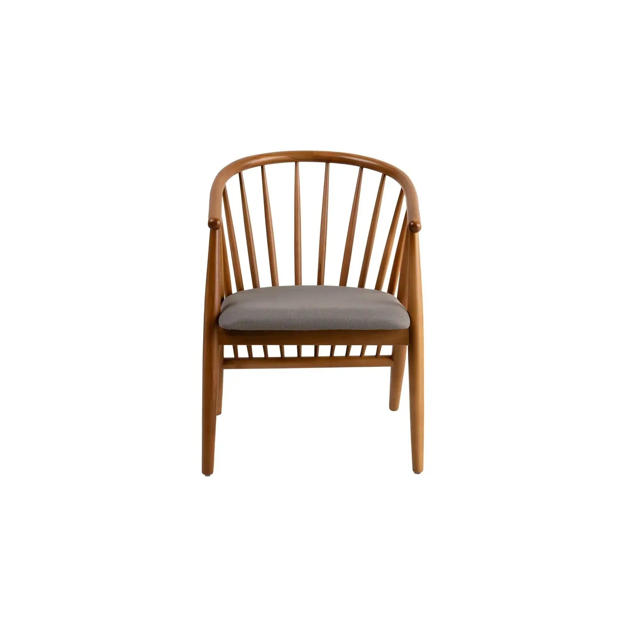 Scaun DORIS, stejar/gri, stofa/lemn, 56x58x82 cm