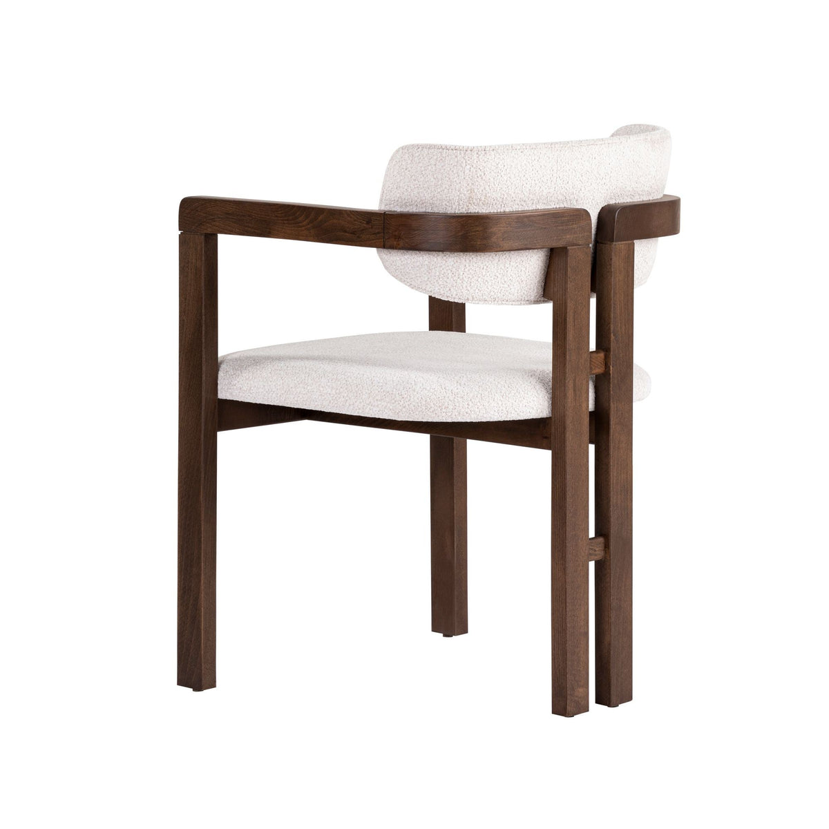 Scaun, Toscana - White, Dark Walnut, Alb / Nuc închis