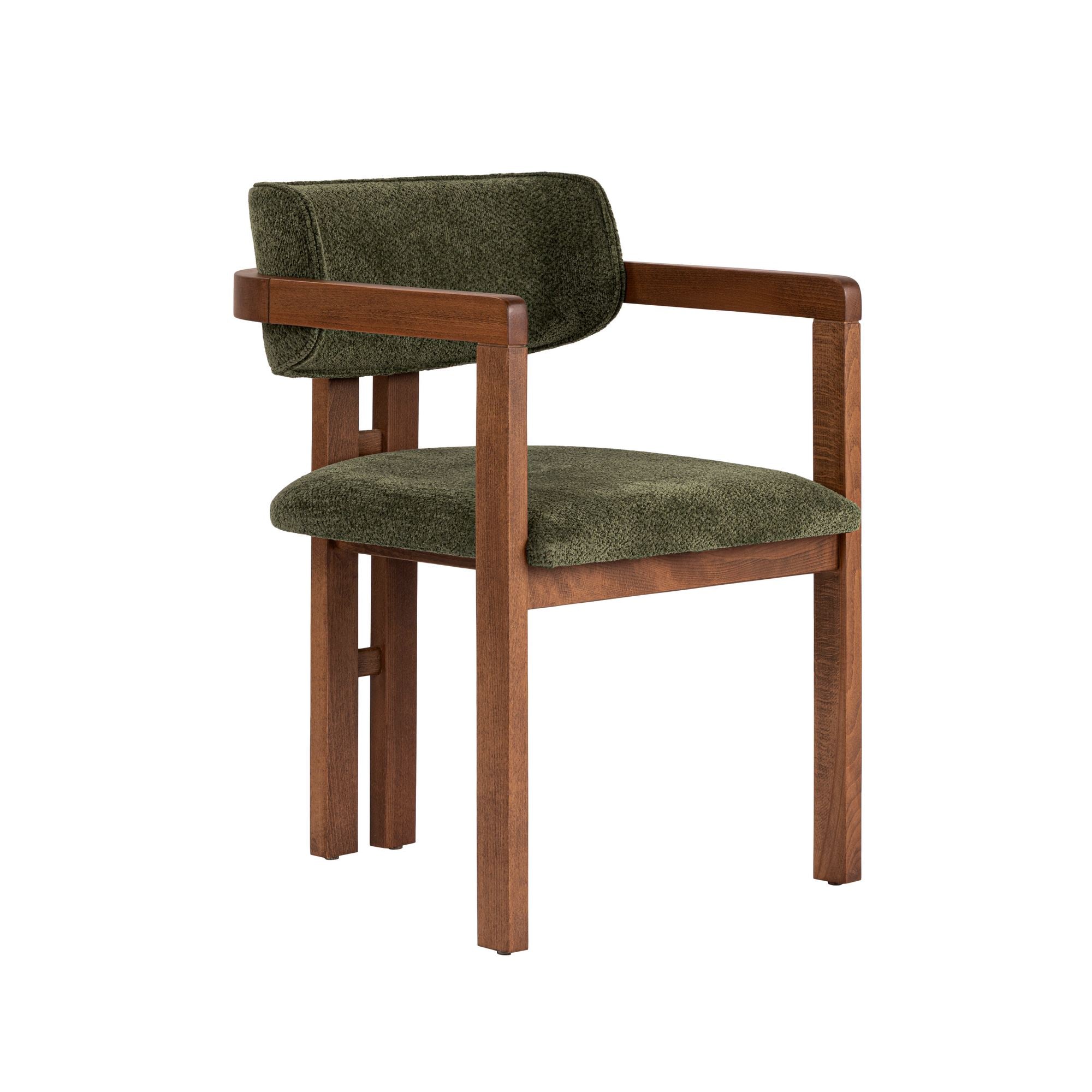 Scaun, Toscana - Green, Walnut, Verde / Nuc