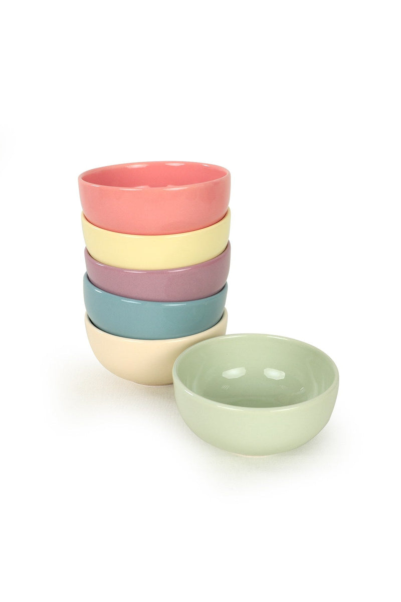 Set 6 boluri 275KRM1838, multicolor, ceramica, 8 cm