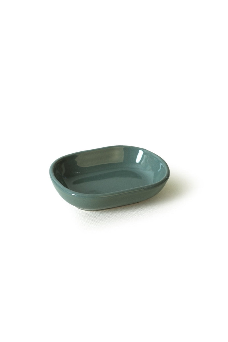 Set 6 boluri 275KRM2141, verde inchis, ceramica, 11 cm