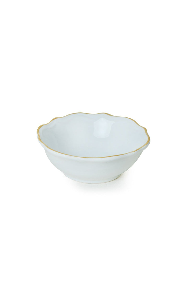 Set de cina 275KRM2222, 24 piese, alb, ceramica