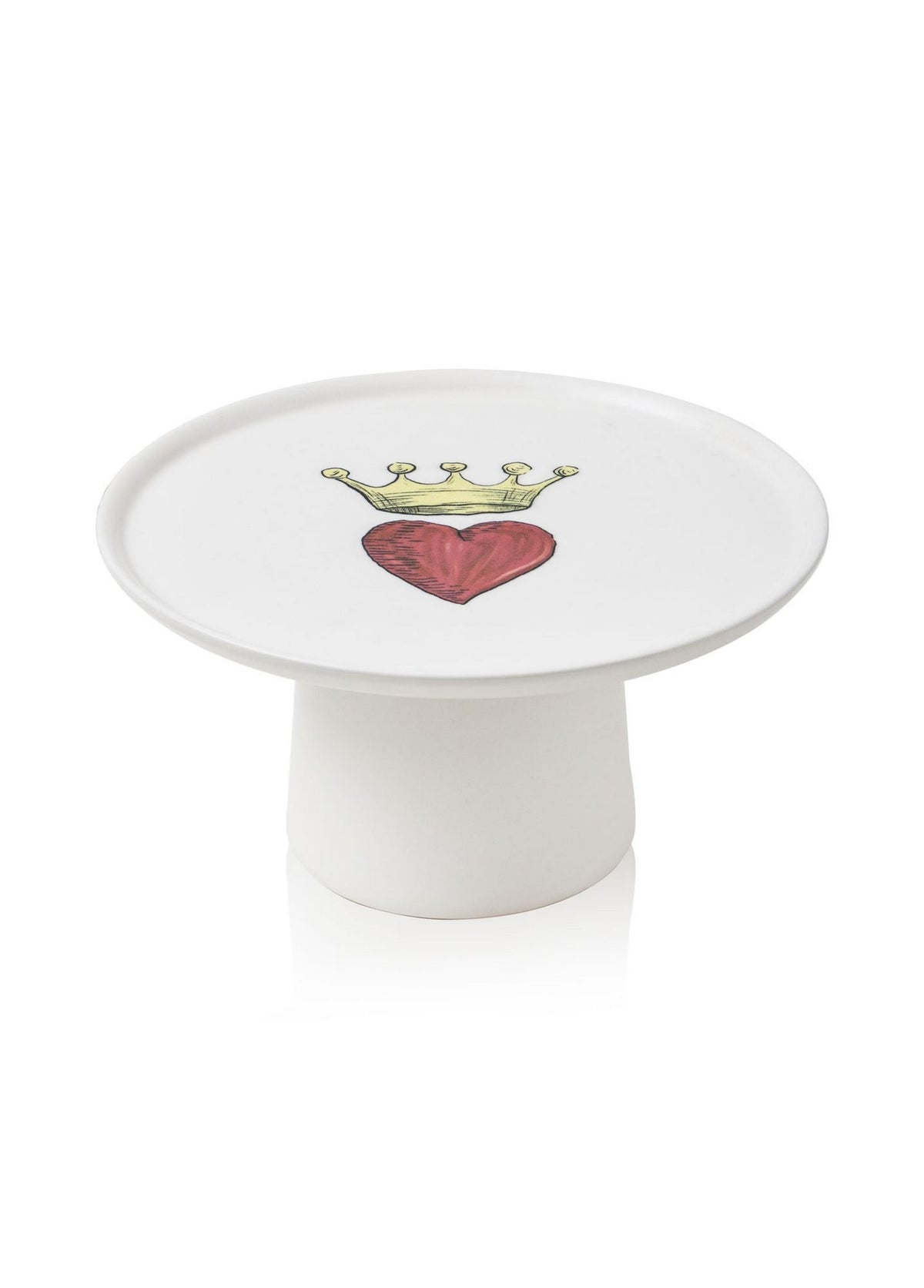 Set farfurii servire (6 piese), LUV0006, Alb / Roșu / Galben