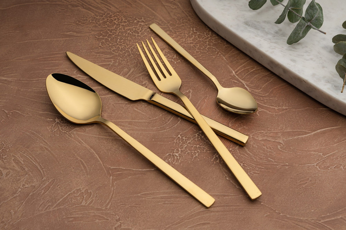 Set tacâmuri (24 piese), CBK24GD, Auriu