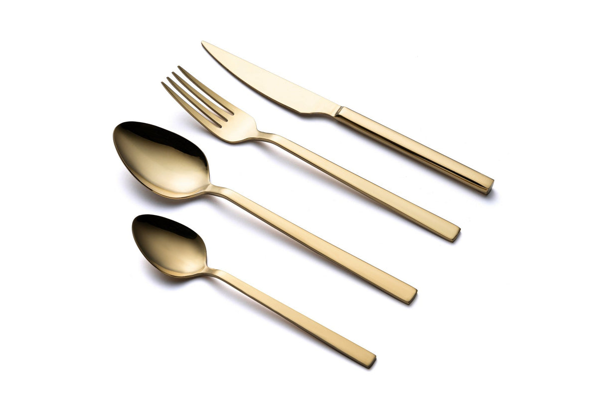 Set tacâmuri (24 piese), CBK24GD, Auriu