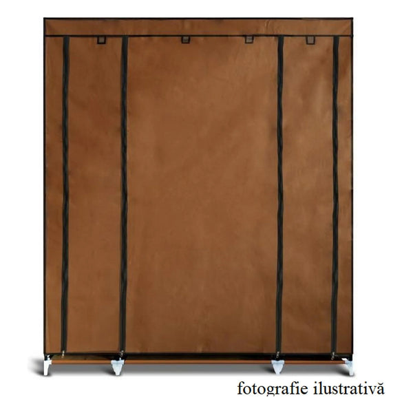 Stander haine METIN VNW15, maro, material textil/metal, 150x45x175 cm