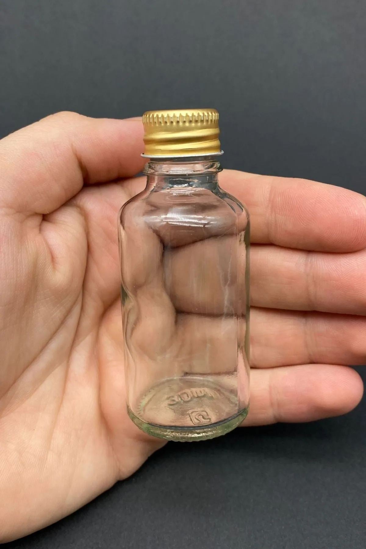 Set sticle (6 piese), Tu-6Lı100Ccgoldkapak, Transparent / Auriu