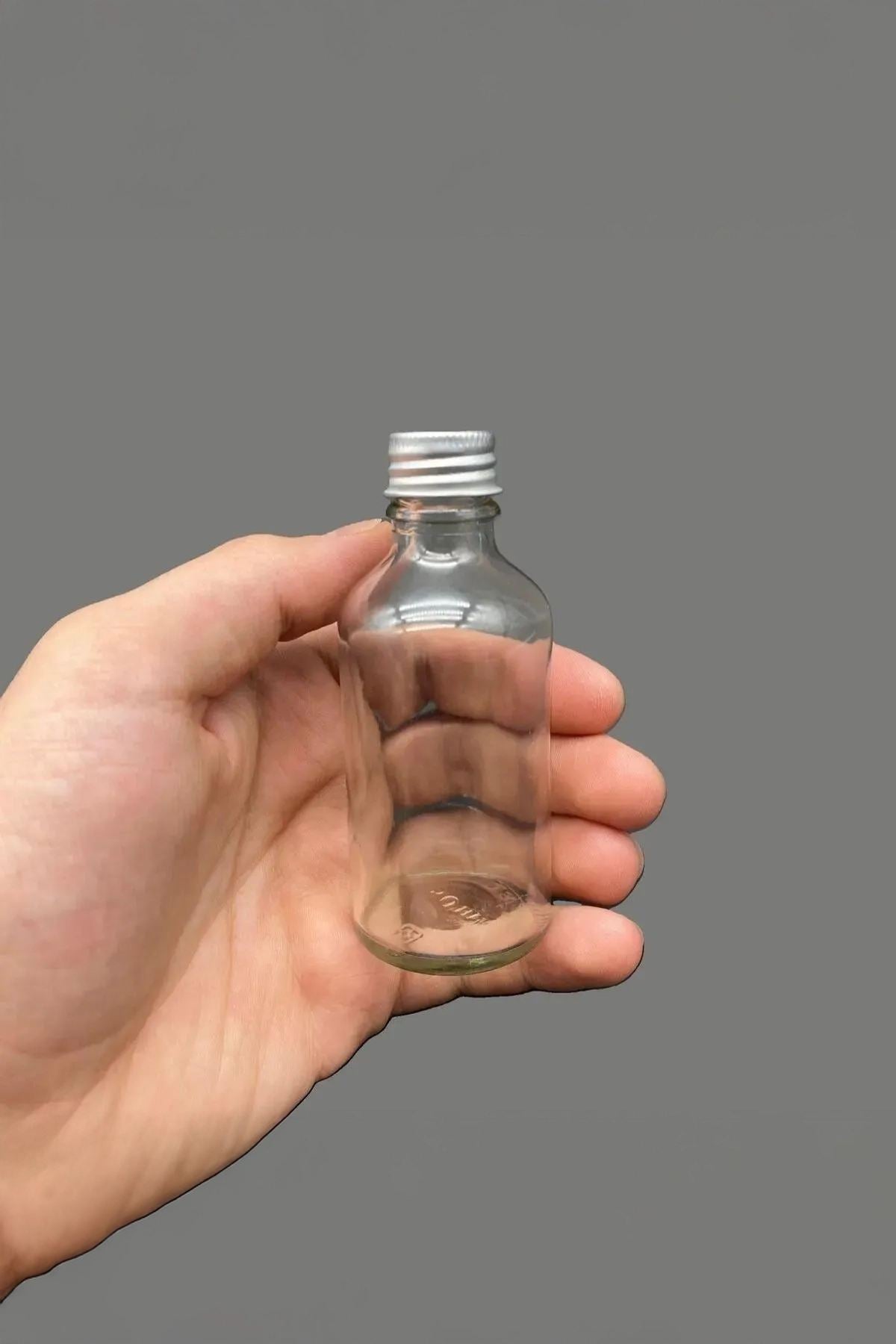 Set sticle (12 piese), Tu-12Lıgumuskapaklı, Transparent / Argintiu