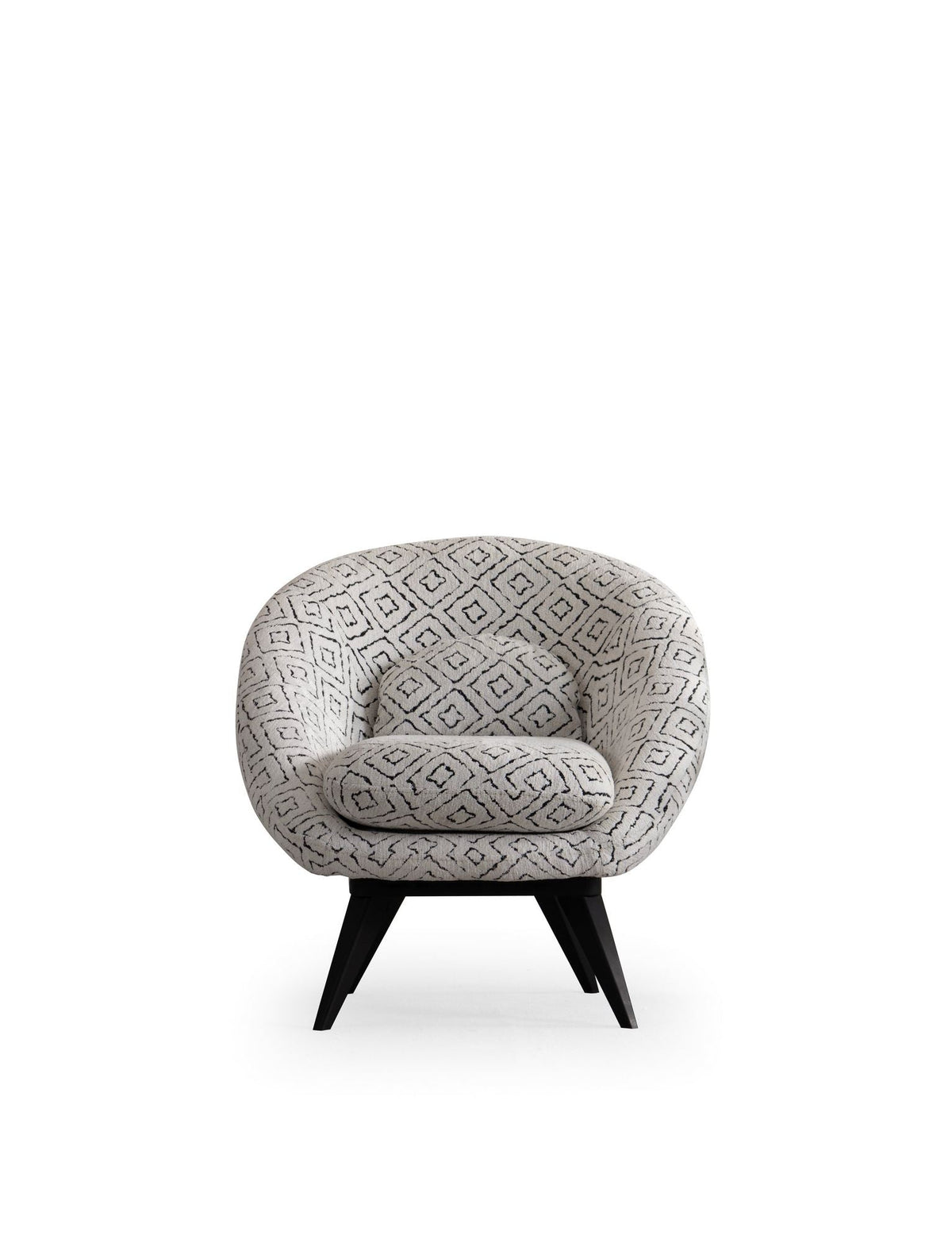 Fotoliu, Caprice - White, Black, Alb / Negru