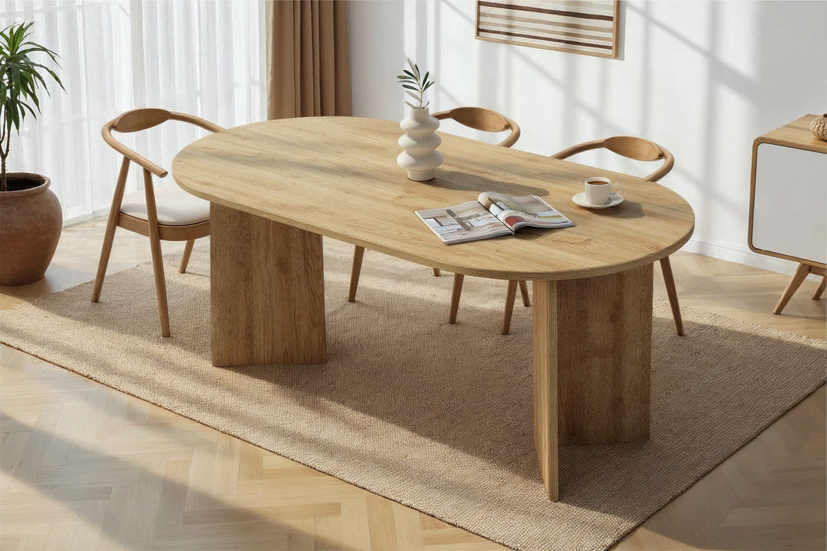 Masă dining, Sablin - Cadiz Oak, Stejar Cadiz
