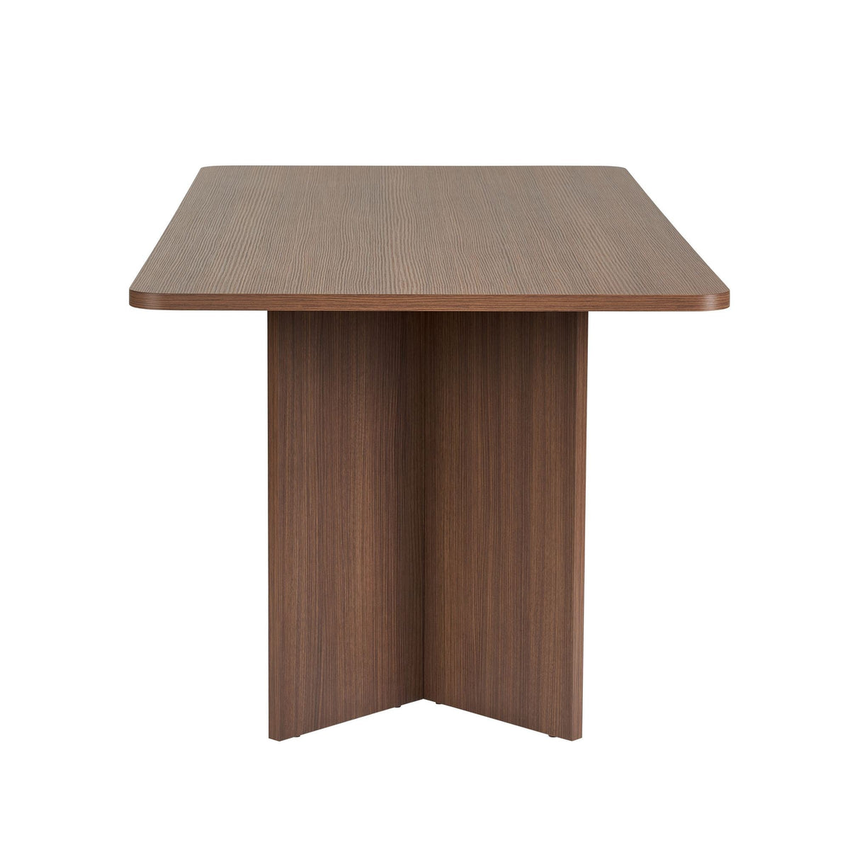 Masă dining, Linza - Milano Walnut, Nuc Milano