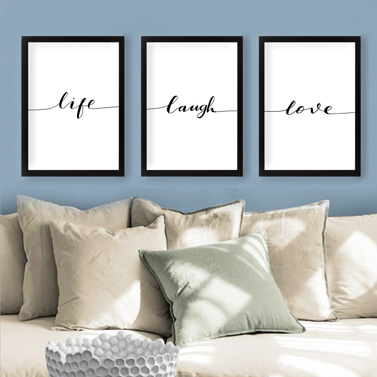 Tablou decorativ cu ramă (3 piese), SET_041, Multicolor