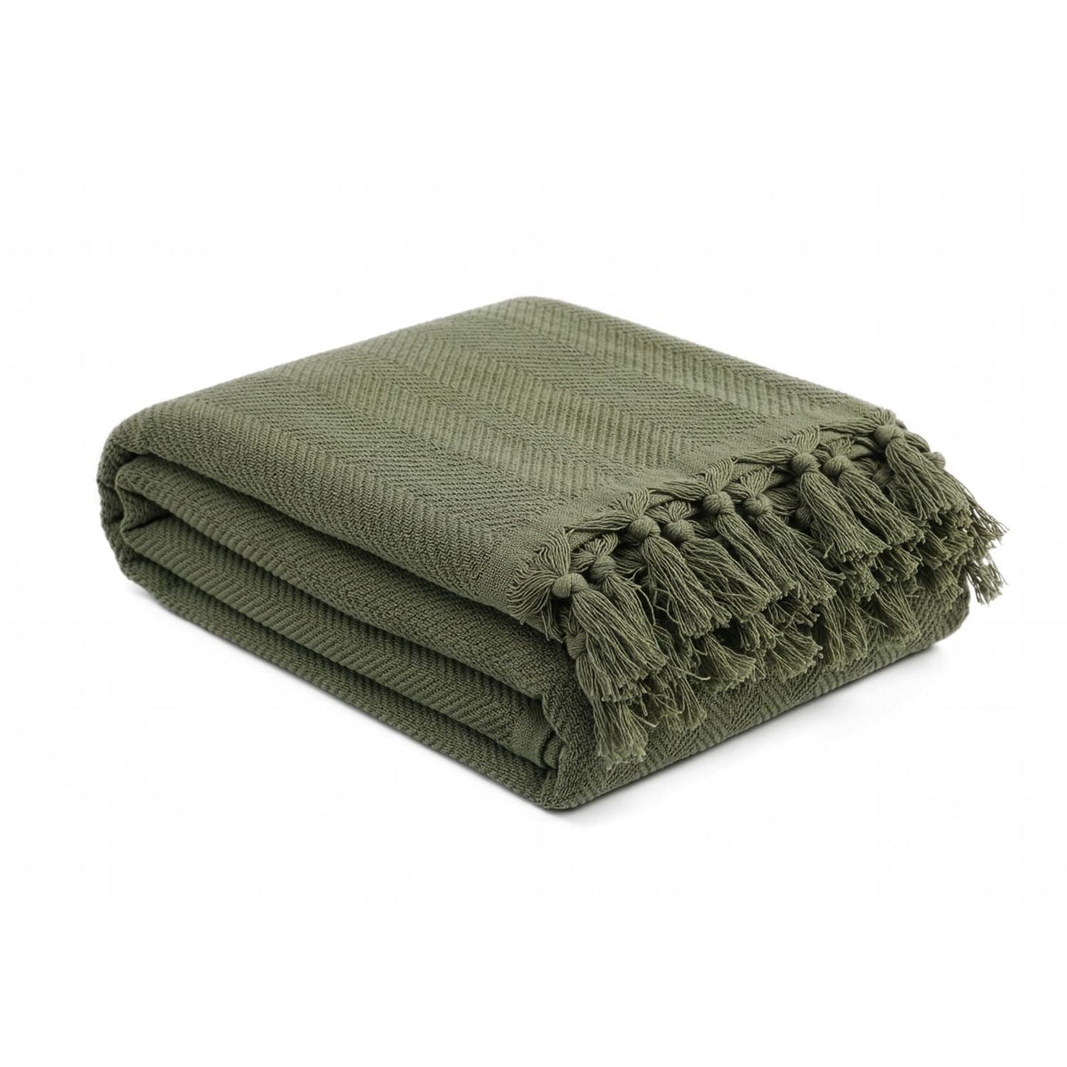 Cuvertură pichet pat dublu, Berlino - Khaki, Kaki