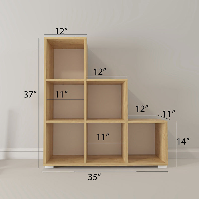 Etajera C007, stejar, PAL melaminat, 90x30x97 cm