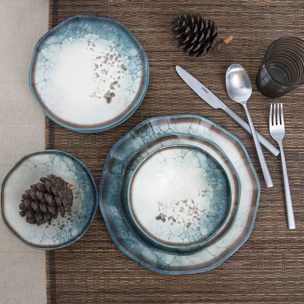 Set veselă (24 piese), GBSNES24KY4R1341, Multicolor