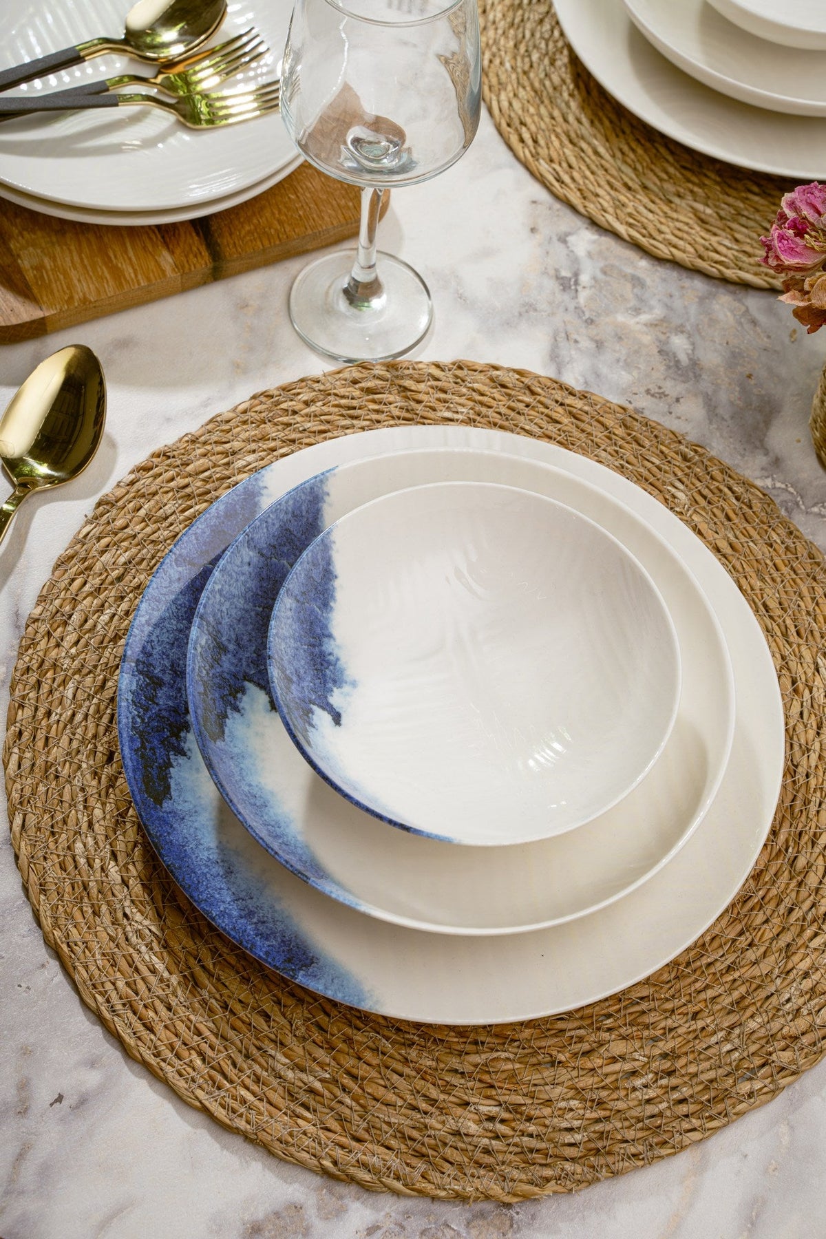 Set veselă (24 piese), GBSATN24KY4R30483, Multicolor