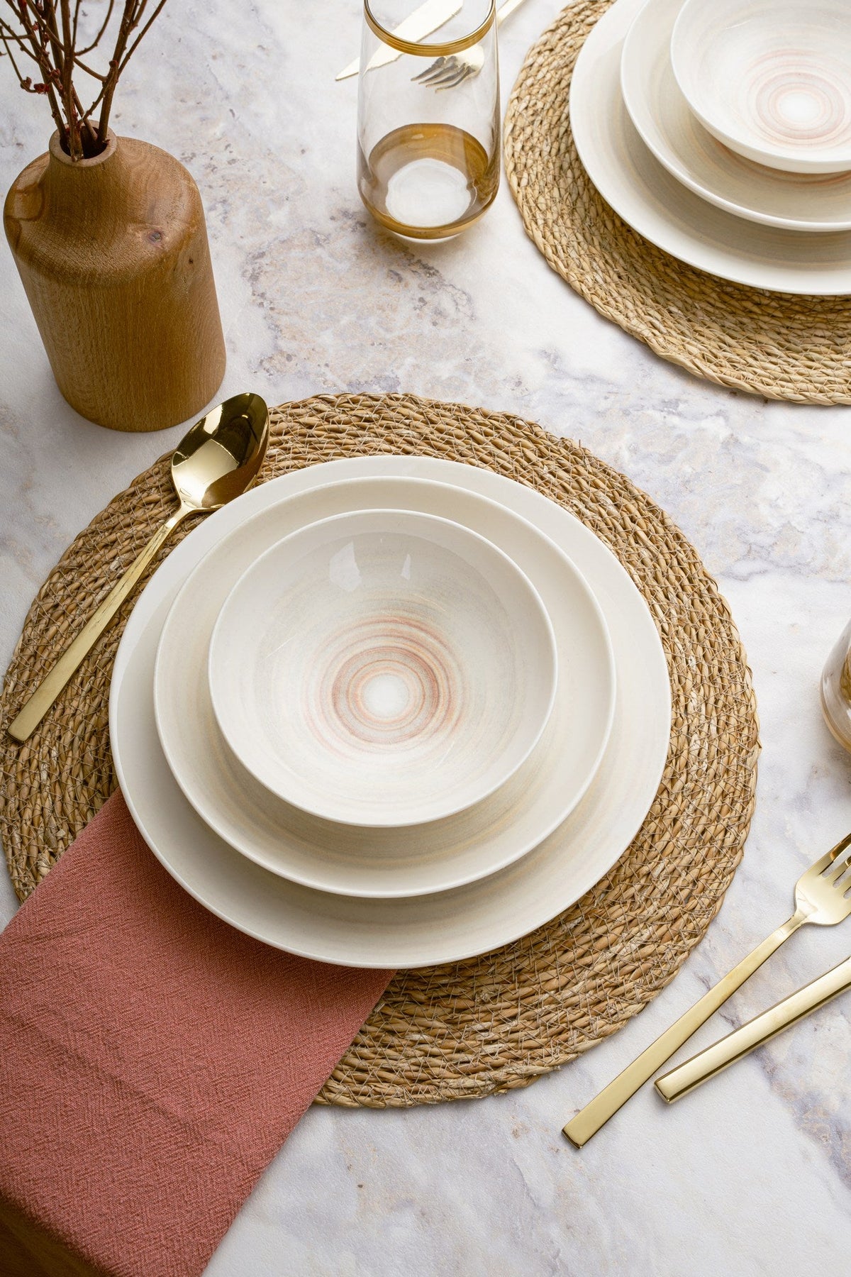 Set veselă (24 piese), GBSATN24KY4E31342, Multicolor