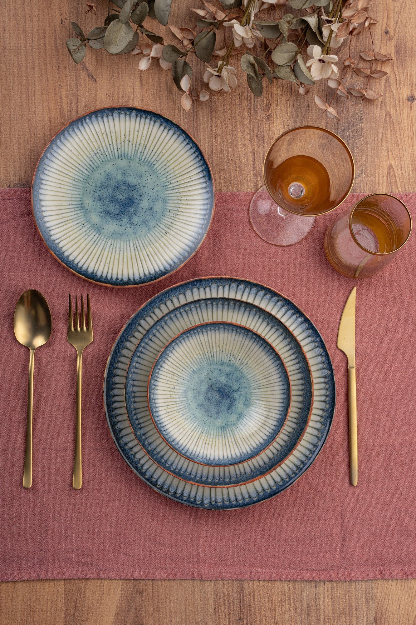 Set veselă (24 piese), GBSATN24KY4R25015, Multicolor