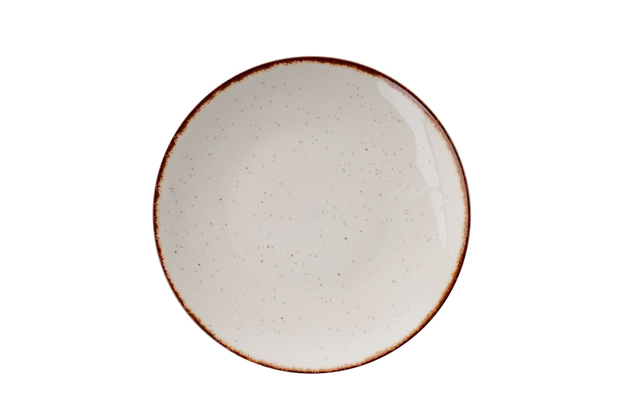 Set veselă (24 piese), GBSATN24KY458KH, Alb / Maro