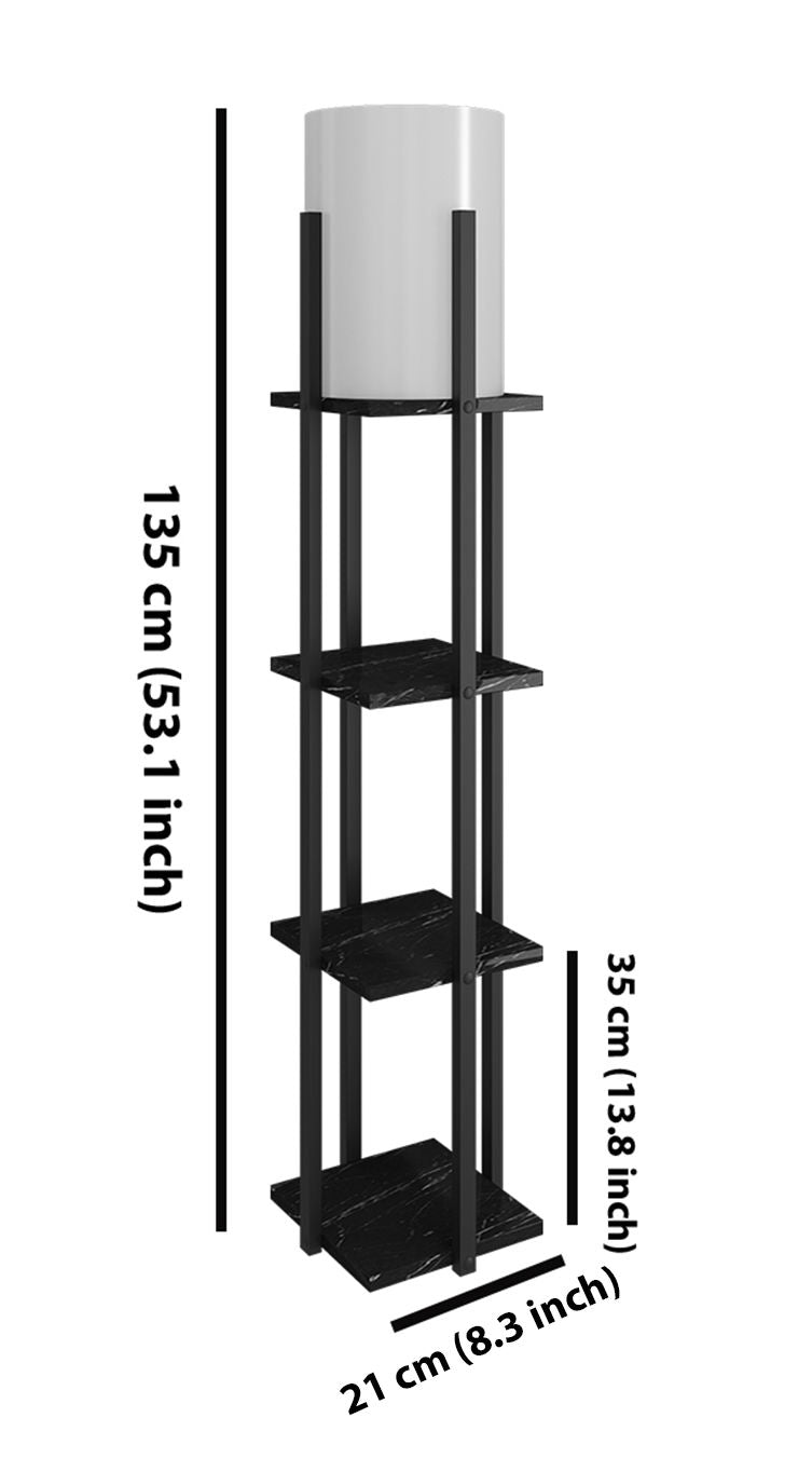 Lampadar, Nora - Black, Negru