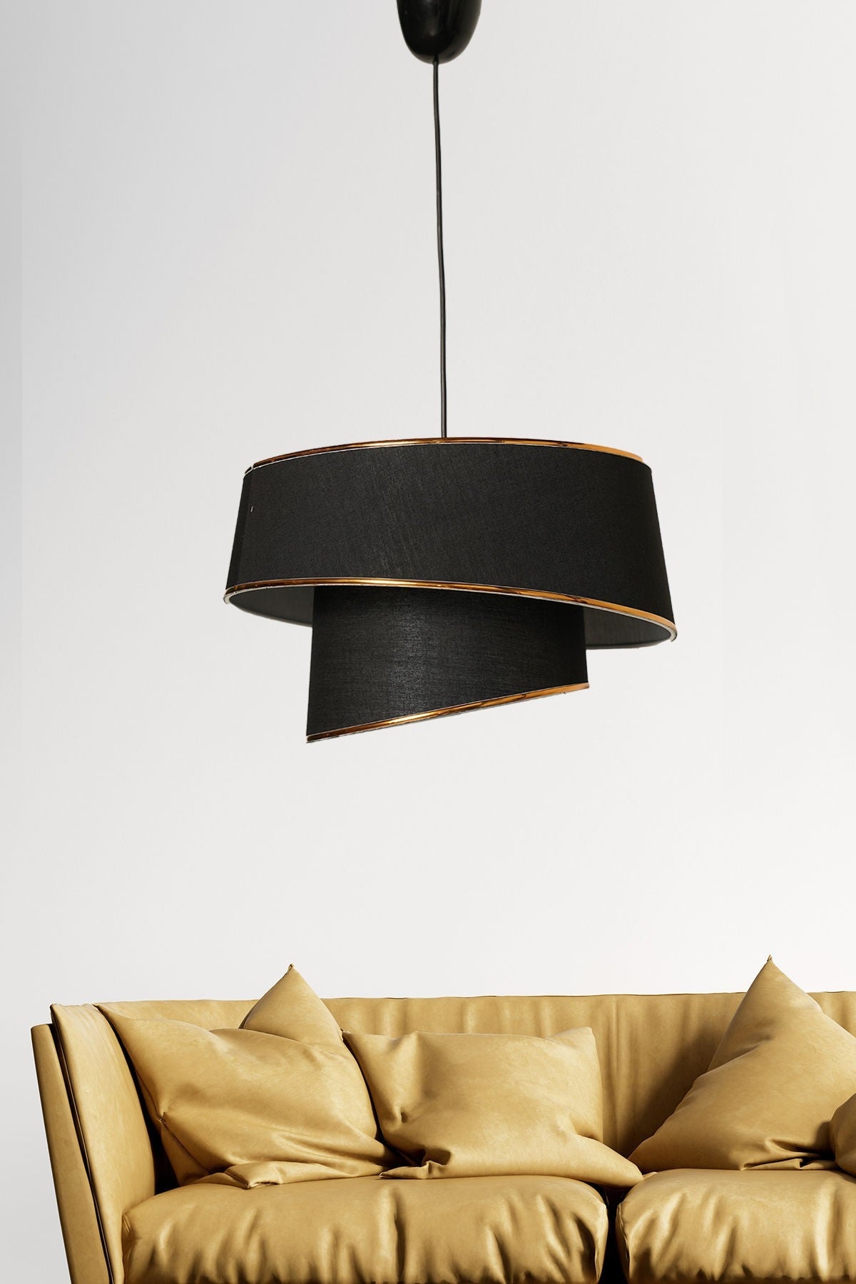Candelabru, Barette - Gold, Black, Auriu / Negru