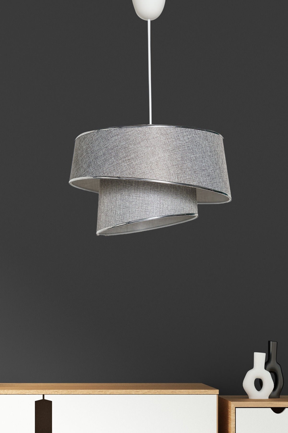 Candelabru, Barette - Silver, Grey, Gri / Argintiu