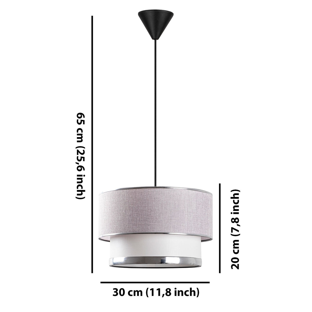 Candelabru, Cake - Light Grey, Silver, Gri / Argintiu