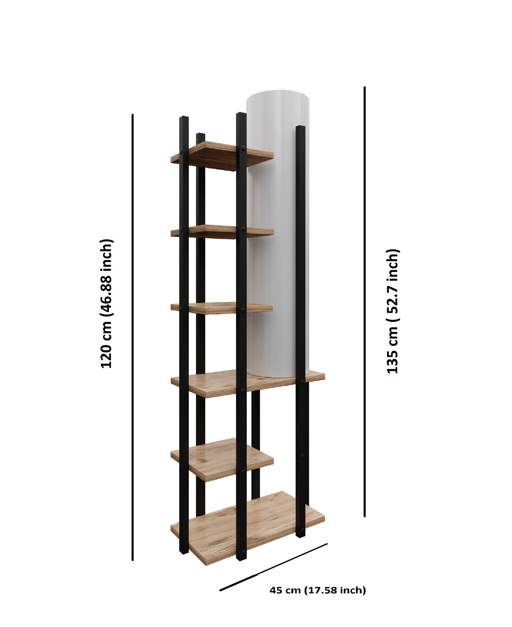 Lampadar, Moda Dor - SRC, Negru / Alb / Natural