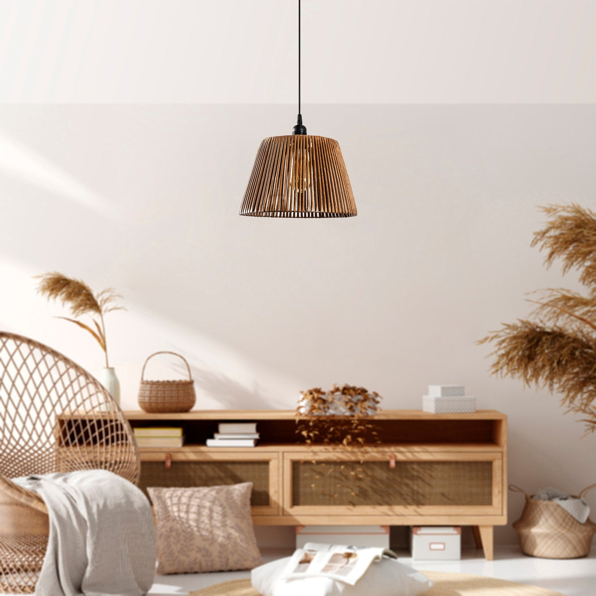 Candelabru, Cone - Natural, Camel