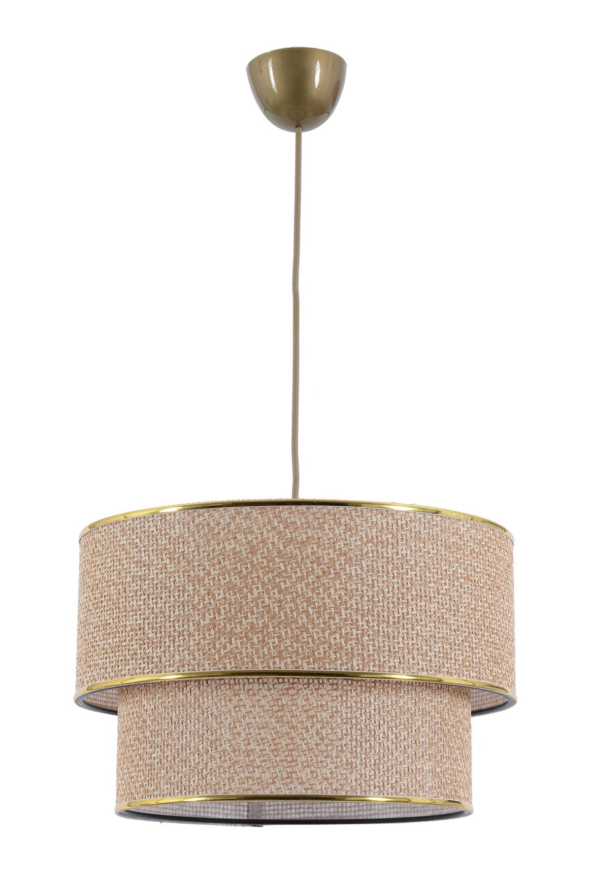 Candelabru, Coral Wicker, Ecru / Maro