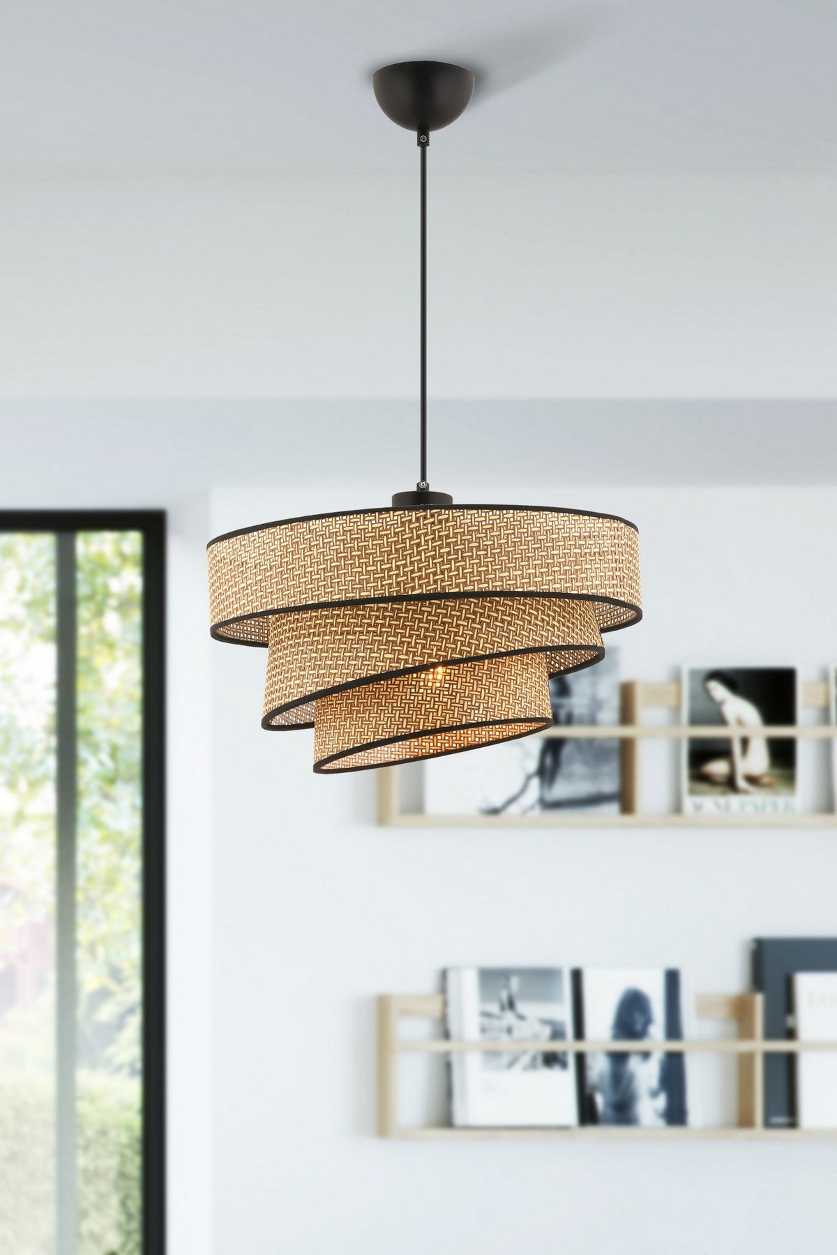 Candelabru, Couper Hazeran - Beige, Black, Bej / Negru