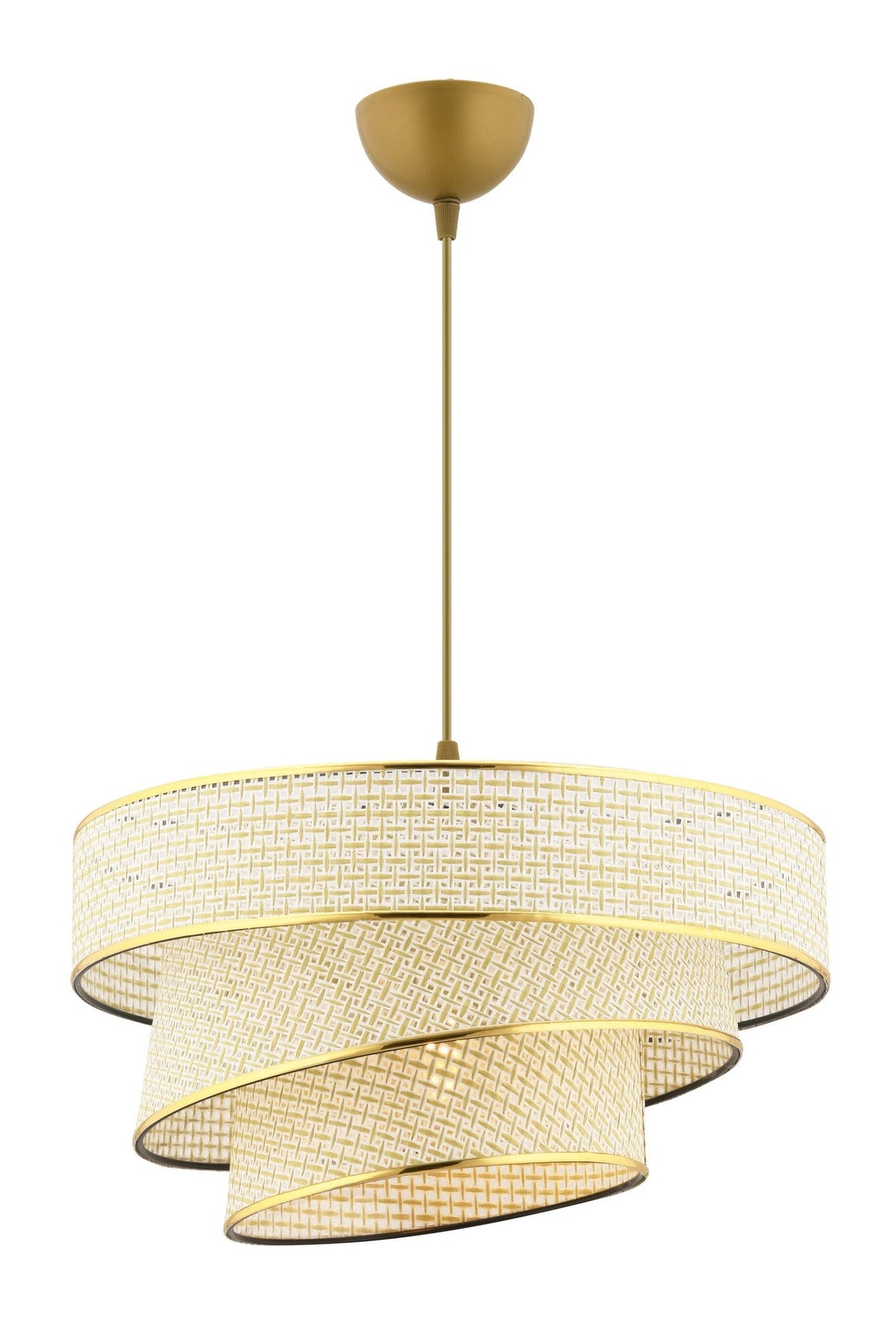 Candelabru, Couper Hazeran - Cream, Gold, Crem / Auriu