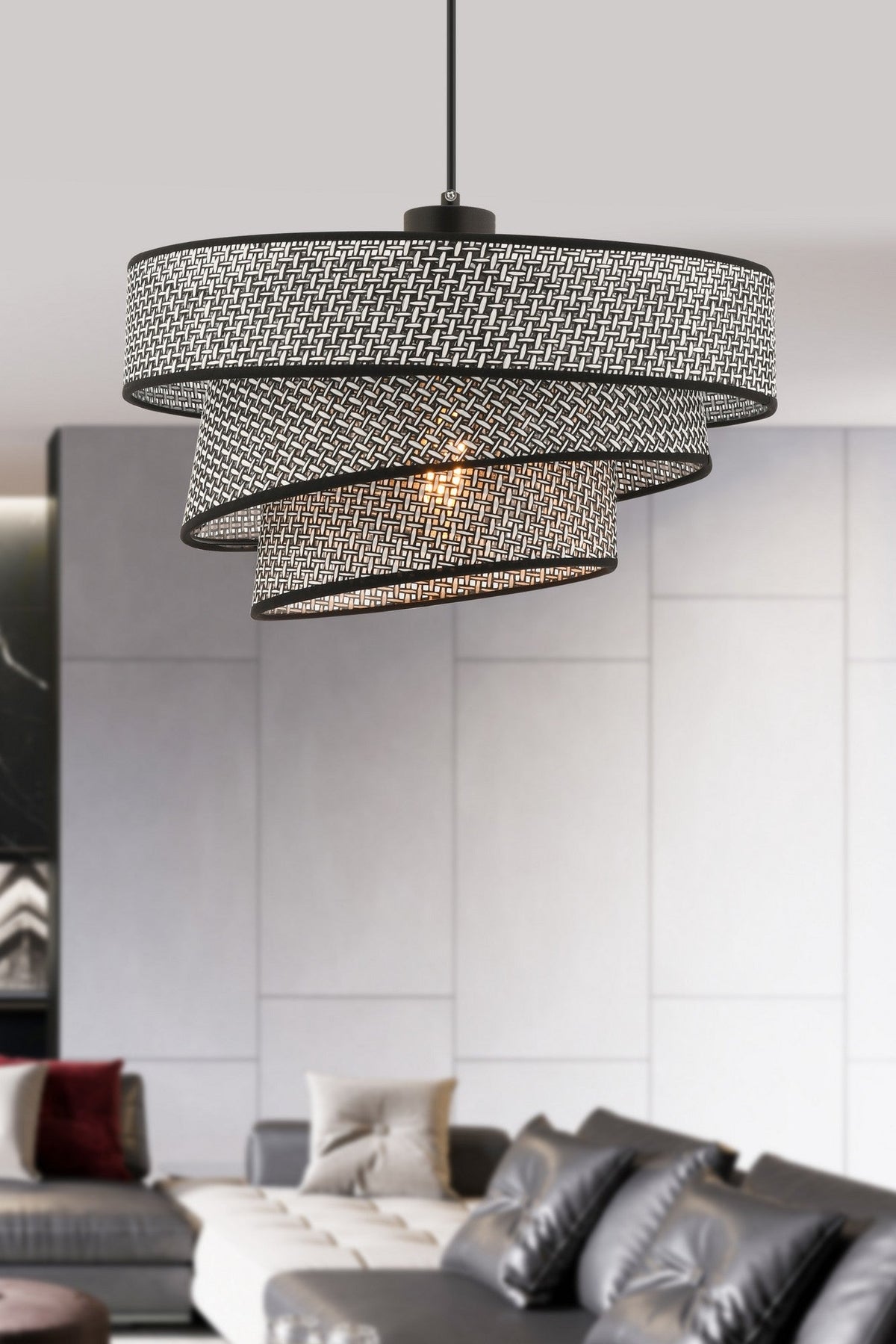 Candelabru, Couper Hazeran - Grey, Black, Gri / Negru