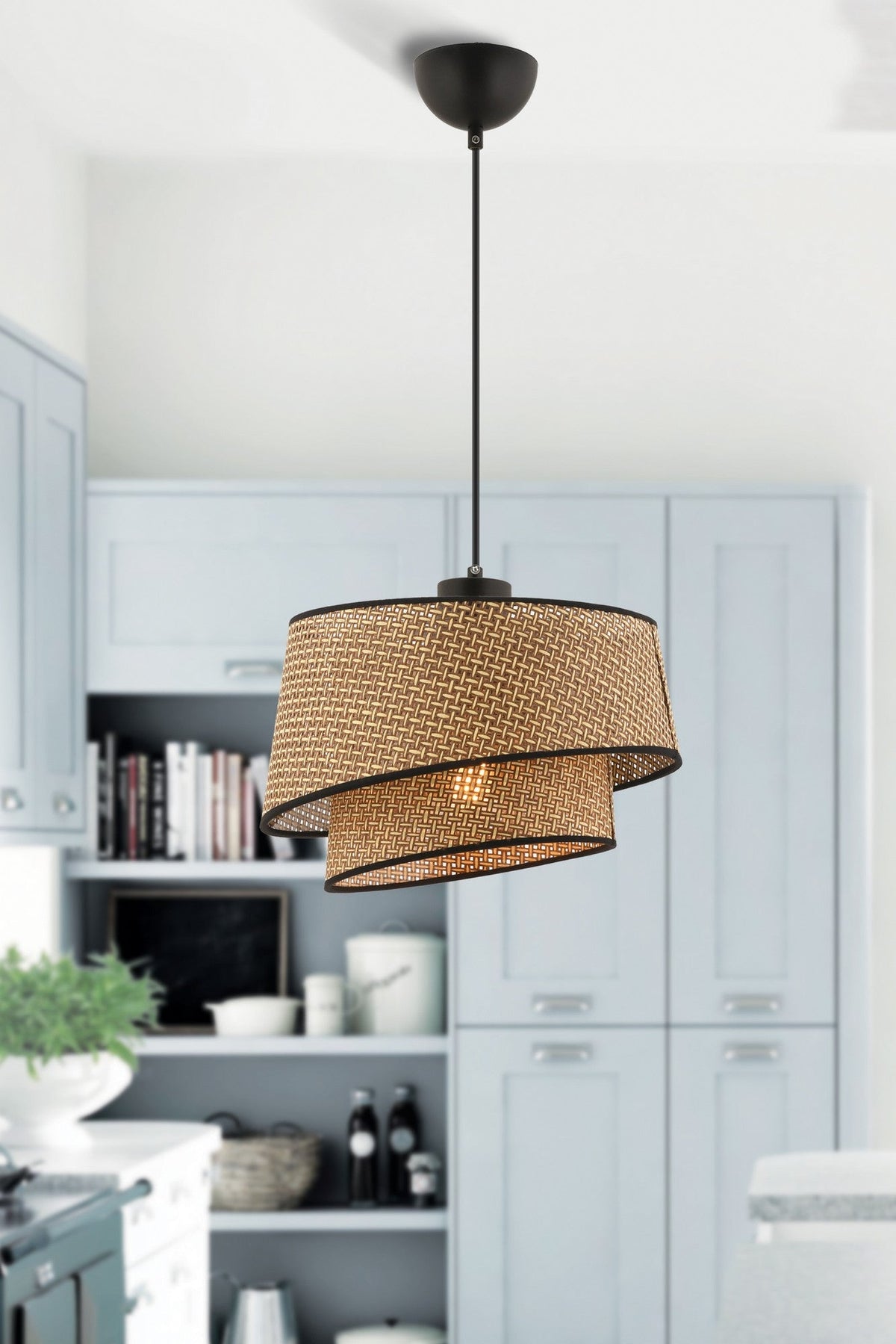 Candelabru, Barette Hazeran - Beige, Black, Bej / Negru
