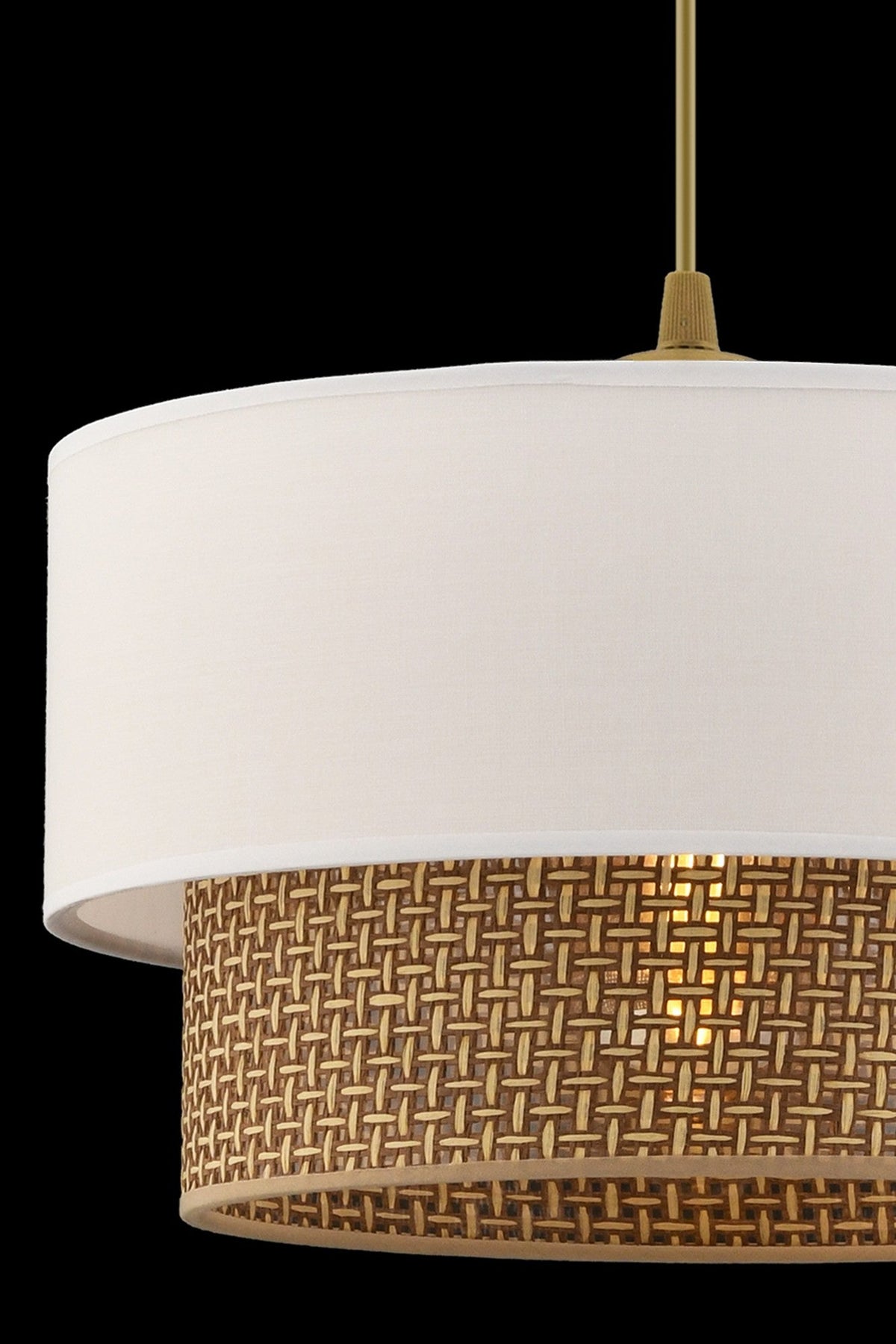 Candelabru, Echo - Beige, White, Bej / Alb