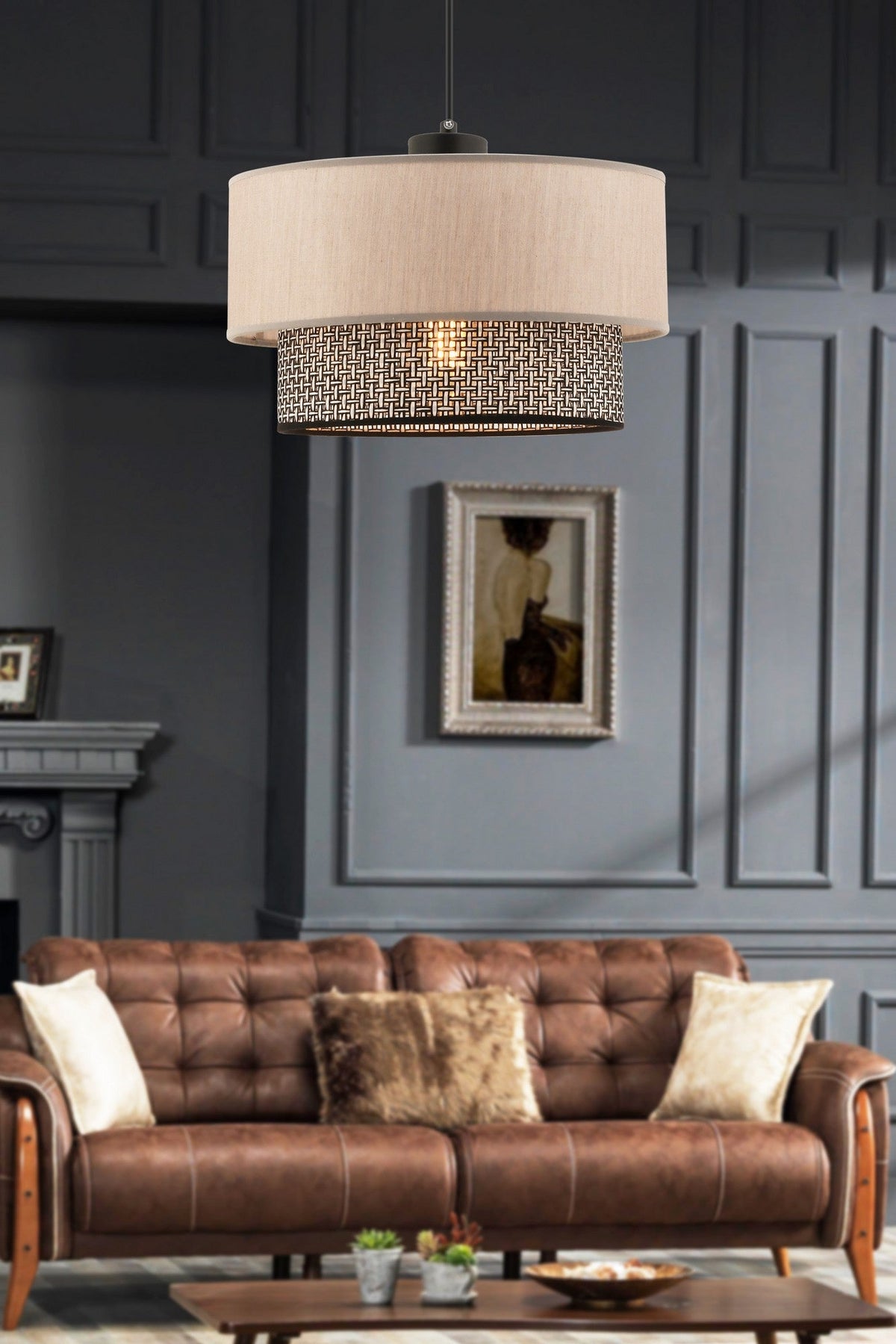 Candelabru, Echo - Grey, Beige, Gri / Bej